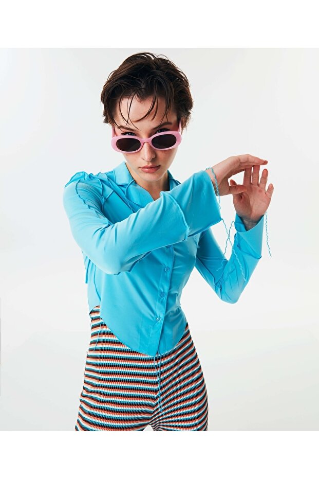 Flare Fit Triko Pantolon - 3