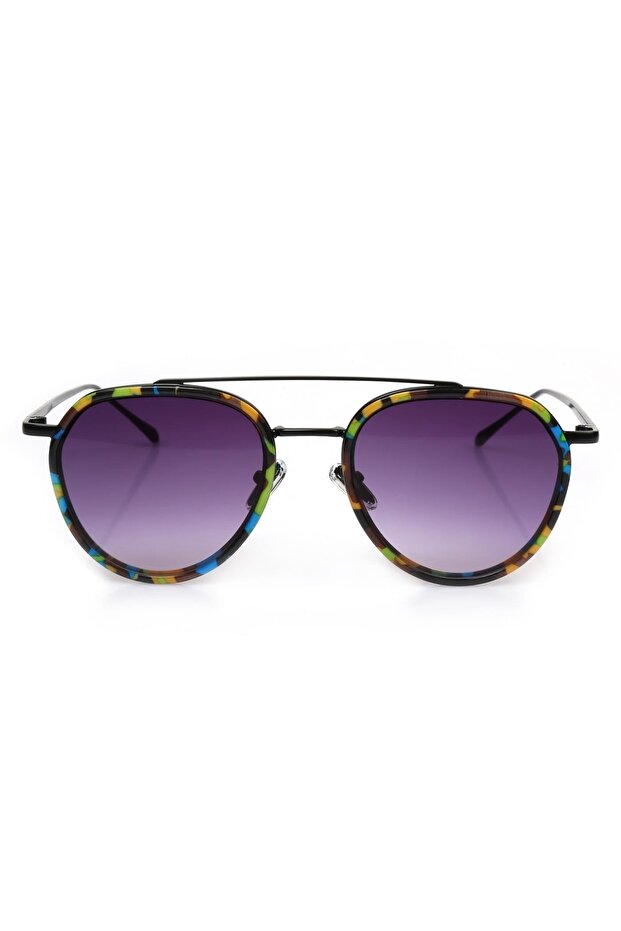 Purple Glass Camouflage Framed Women's Sunglasses Ae2211c8