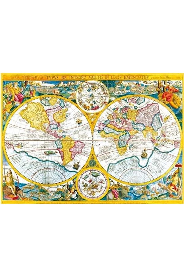 Antique Map, 4000 Parça Puzzle - 1