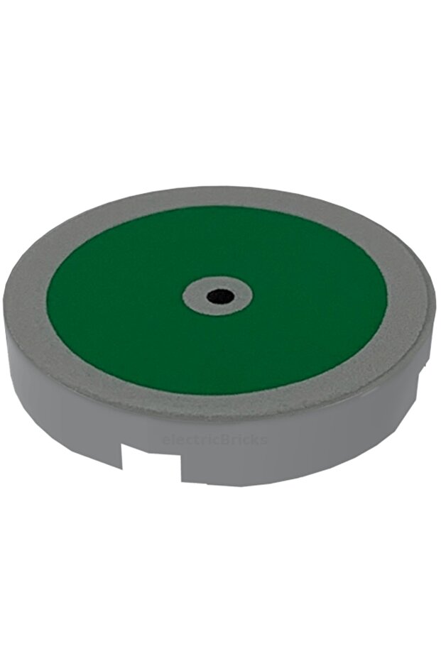 Original Custom Accessory Creator Tile 2 X 2 Printed Round Tiles Green Sports Alter Disc 1 Piece