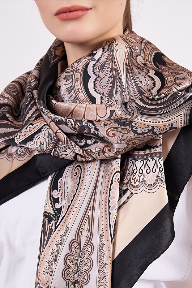 Pure Silk Shawl Scarf| 140 cm| Etro Pattern 5