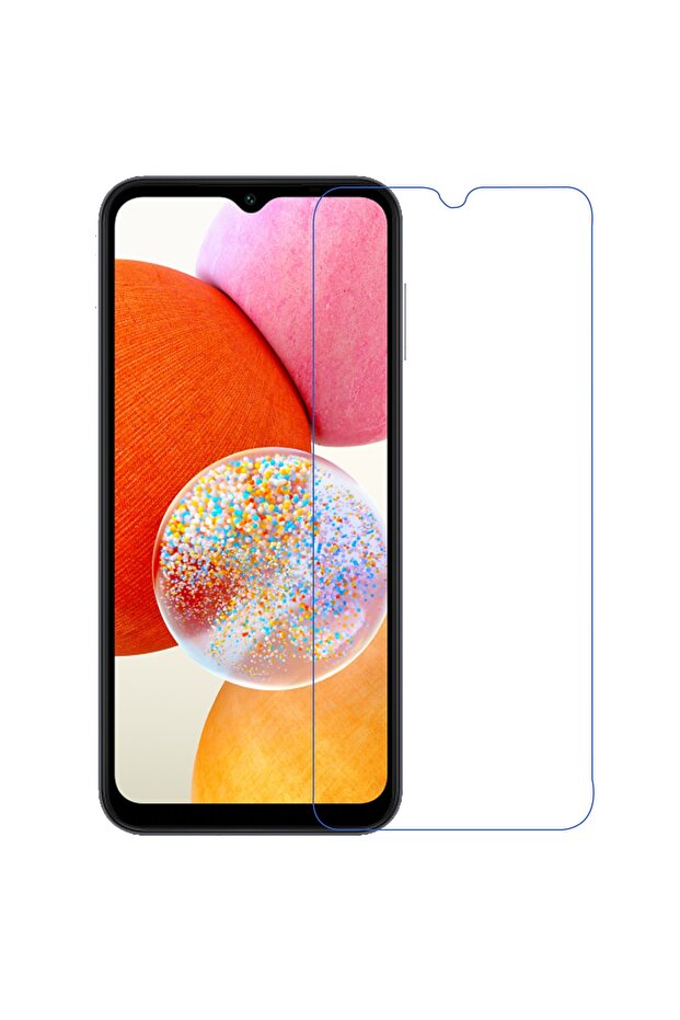 Samsung Galaxy A14 - شاشة غير قابلة للكسر وزجاج مقسى