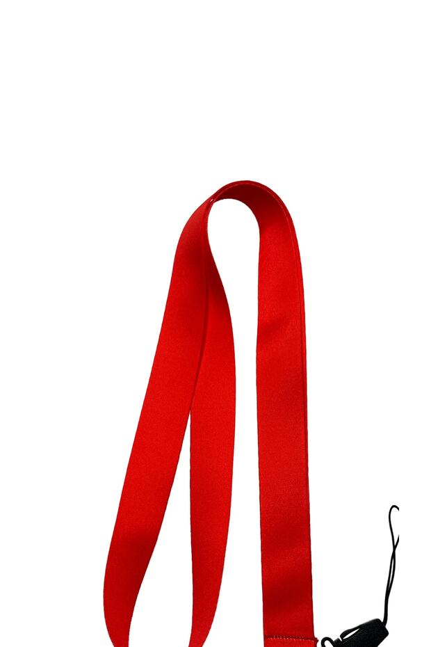 Kırmızı Basic Boyun Ipi Telefon Askısı - 2