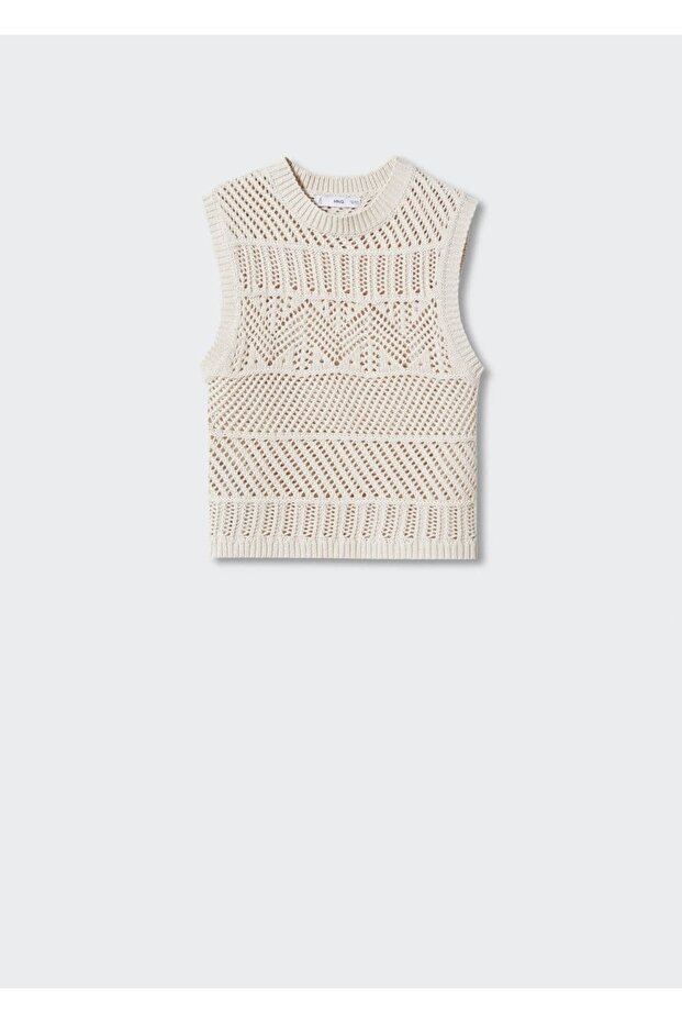 Ajurlu Örgü Pamuklu Üst - 3