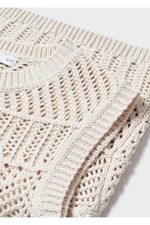 Ajurlu Örgü Pamuklu Üst - 6