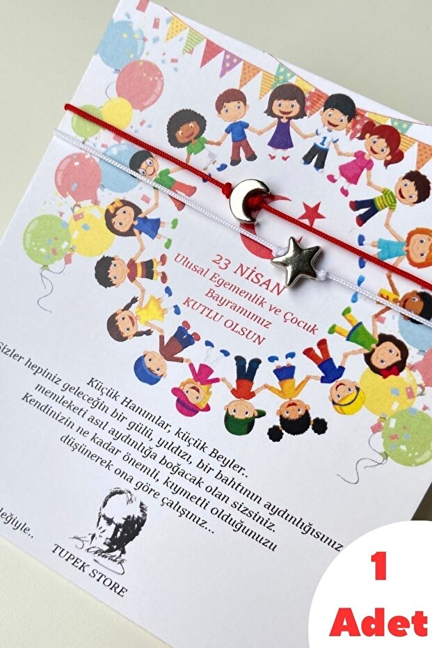 23 April Moon And Star Gift Lucky Bracelet