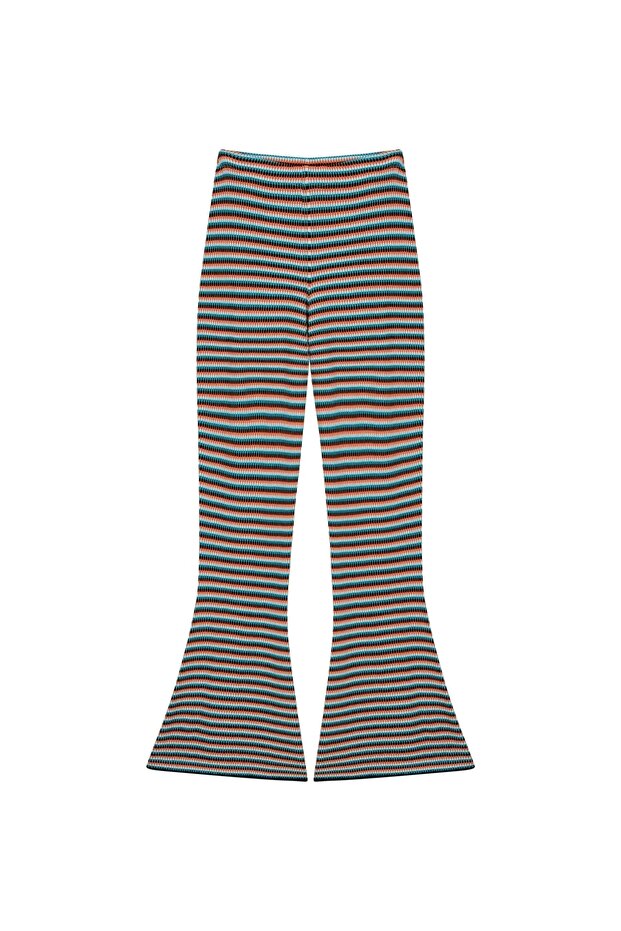 Flare Fit Triko Pantolon - 5