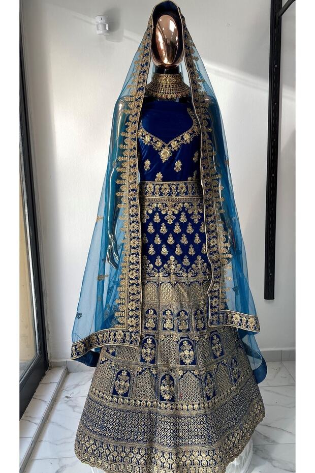 Kına Elbisesi - Hint Elbisesi - Kaftan - Lehenga - 1