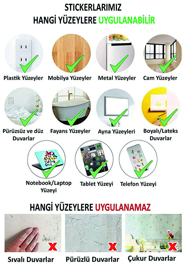 Kuyruklu Yıldız Ve Aydede Gece Parlayan Doğal Fosfor Duvar Ve Tavan Sticker - 3