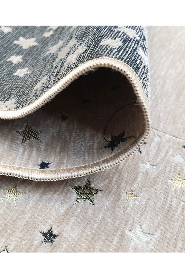 Chenille Star Patterned Prayer Rug - 3