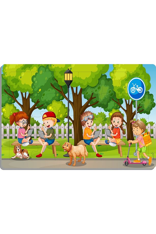 Ahşap Çocuk Yapboz Puzzle Seti 5’li (model-3) - 5