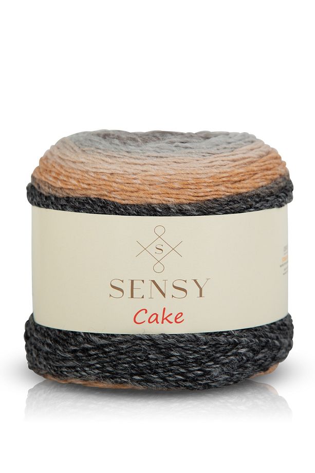 Premium Cake El Örgü Ipi Şal Bluz Aksesuar Ipi Ebruli Ip - 1