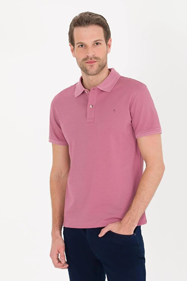 Μπλουζάκι Slim Fit Polo Neck Basic - 1