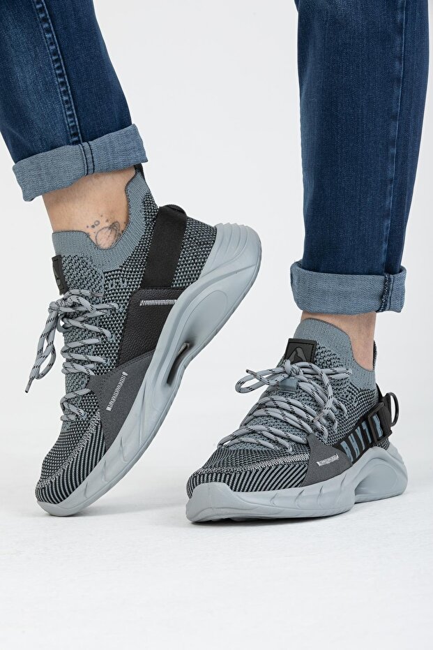 Unisex Gray Sneaker - Svngx Rhythm Sphere 917250