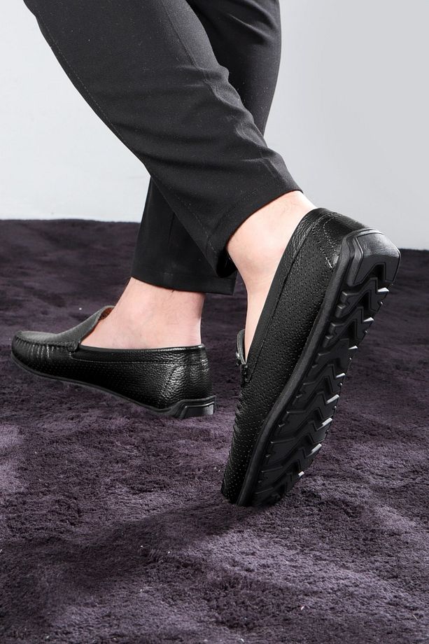 Fruga Hakiki Deri Erkek Günlük Ayakkabı, Loafer Ayakkabı, Hafif Ayakkabı, Deri Loafer Ayakkabı - 7
