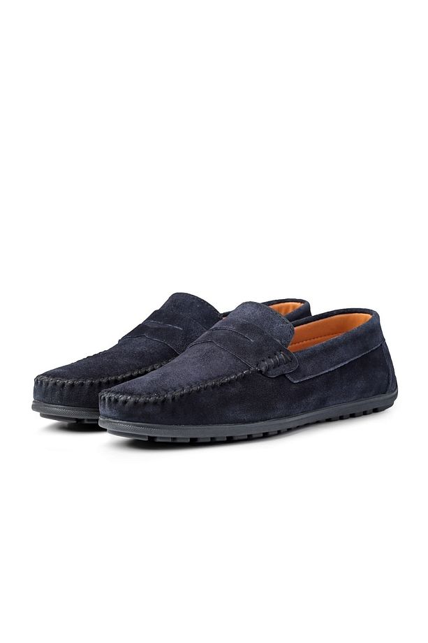 Naran Hakiki Deri Erkek Günlük Ayakkabı, Loafer Ayakkabı, Hafif Ayakkabı, Süet Ayakkabı - 2