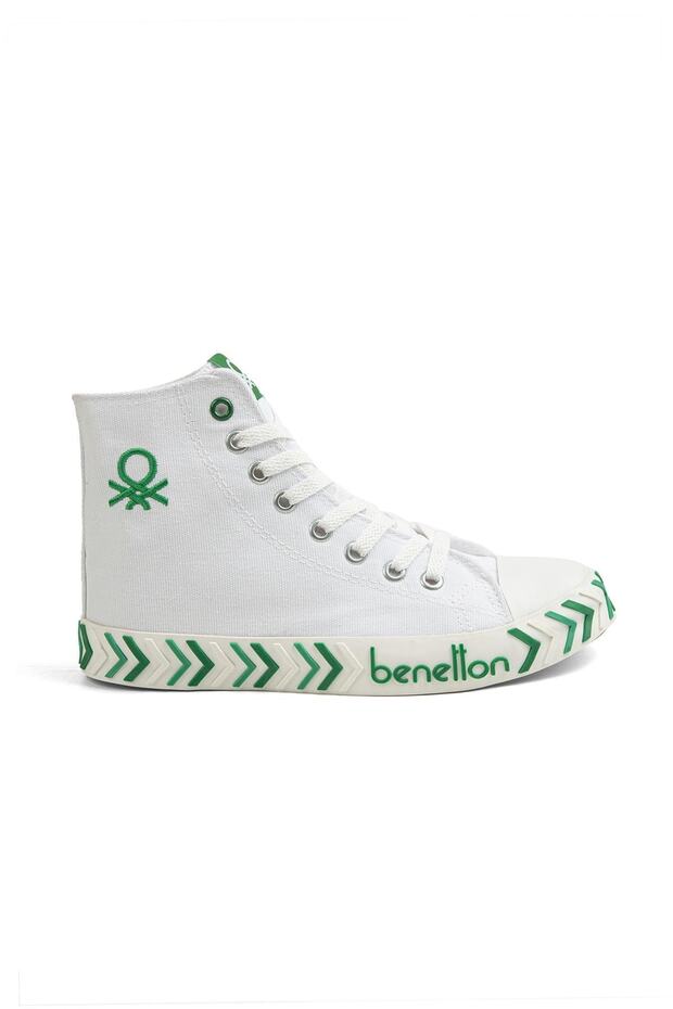 ®| Bn-30627-3374 White Green - Men's Sports Shoes