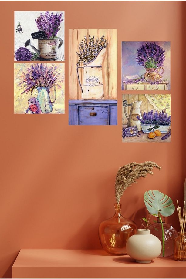 Collage Style 5 Parçalı Mdf Tablo Atf64 - 2