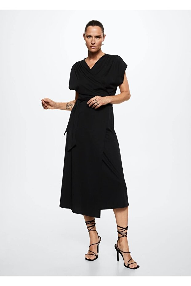 Fiyonklu Anvelop Elbise - 2