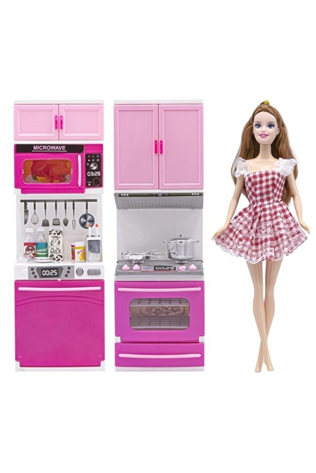 Oydaş Toy Anlily My First Kitchen Set with Baby Oven and Dishwasher (02319)