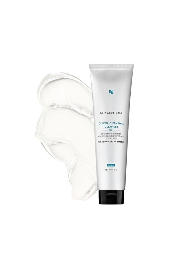 Glycolic Renewal Cleanser - Face and Make-up Remover Gel Containing 8% Glycolic Acid 150 Ml