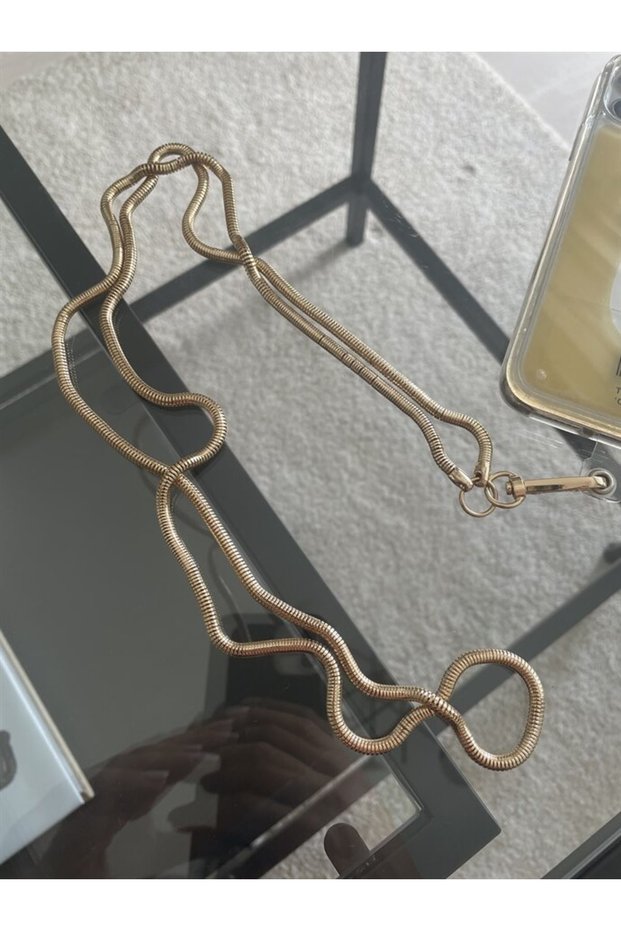 Chain Bow Phone Strap Long Snake Strap Cross Use