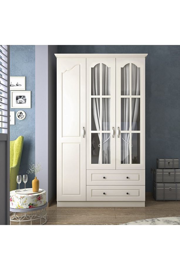 Assos 3 Kapak 2 Çekmece Gardırop - 1