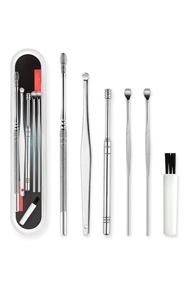 Çelik Kulak Bakım Seti 6 Parça - 1
