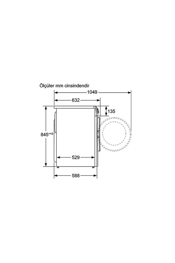 Cga242xstr A+++ 9 Kg 1200 Devir Çamaşır Makinesi CGA242XSTR - 5