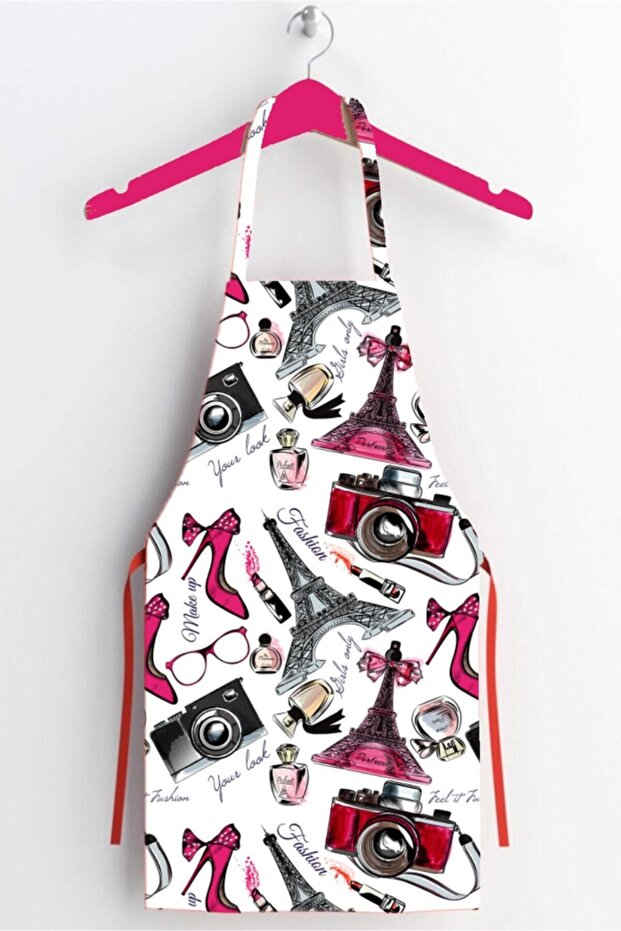 مريلة مطبخ مقاومة للبقع بنمط باريس - 1