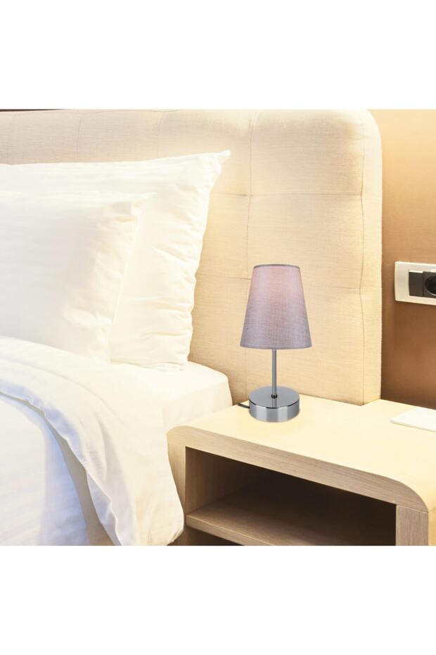 Estelya Abajur Krom - Gülkurusu - 1