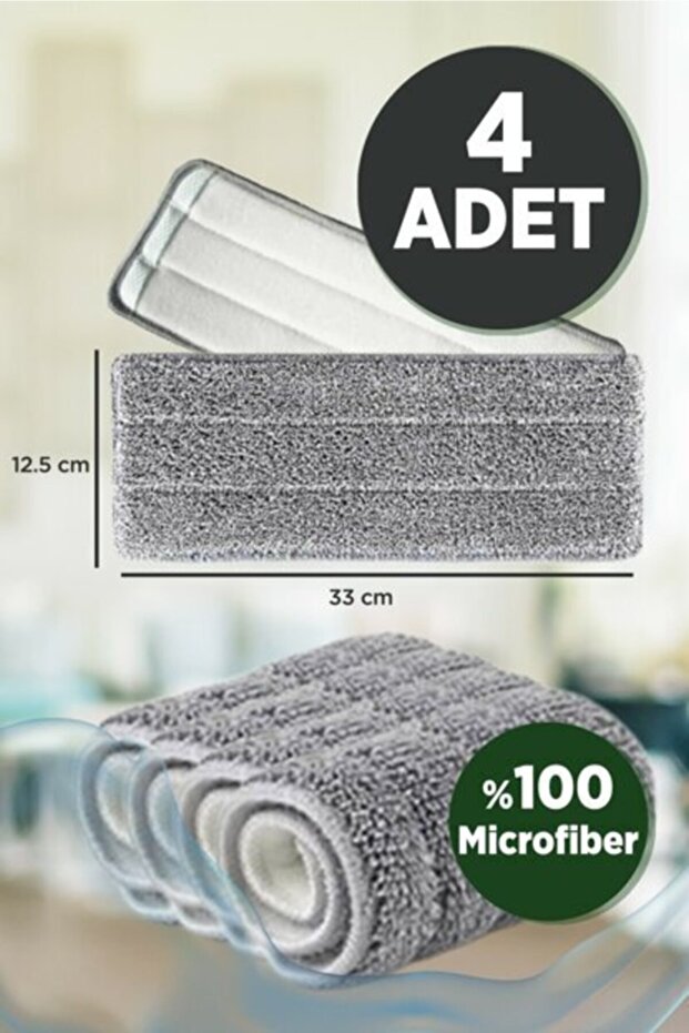 Tablet Mob Mikrofiber Yedek Bez 4 Adet