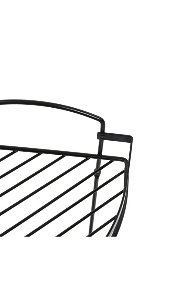 2 Katlı Lamalı Banyo Köşe Rafı - 5