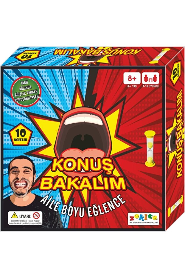 Konuş Bakalım Oyunu Söyle Bakalım Oyunu Bol Kahkahalı Kutu Oyunu Kum Saati - 1