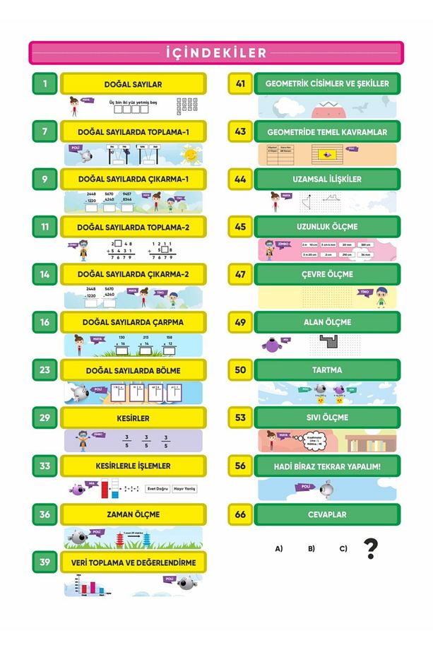 4.Sınıf Matematik Canlanan Soru Bankası (2 adet aynı ürün) - 3