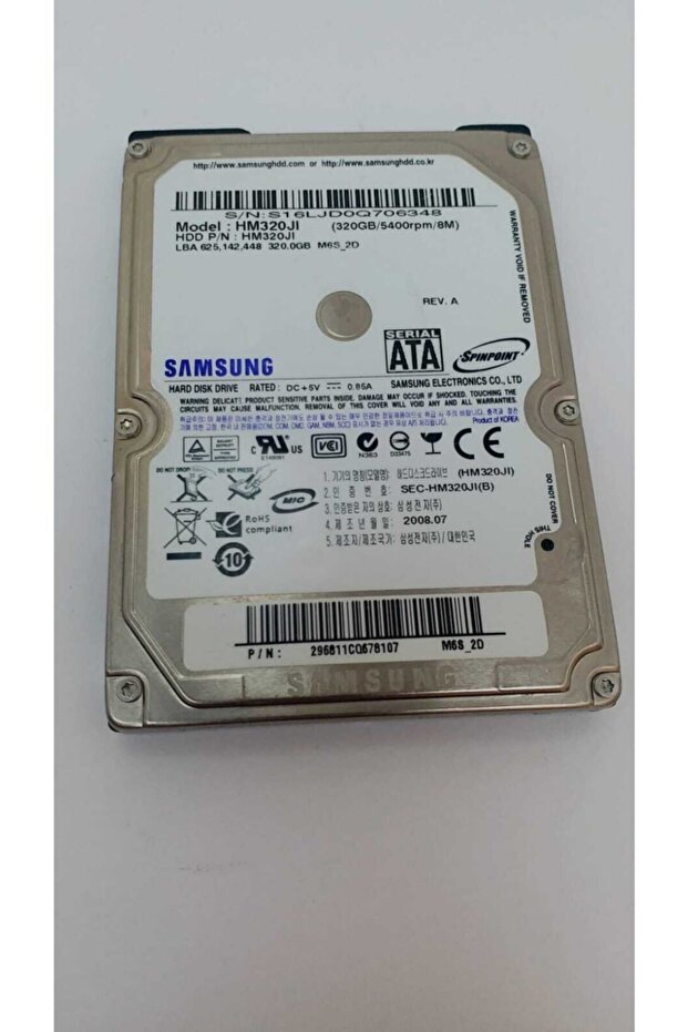 320 Gb Harddisk 2.5" Hdd - 1