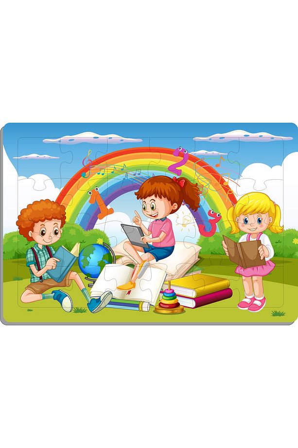 Ahşap Çocuk Yapboz Puzzle Seti 5’li (model-3) - 4