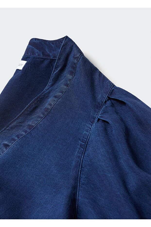 Kadın Koyu Mavi Bluz - 6