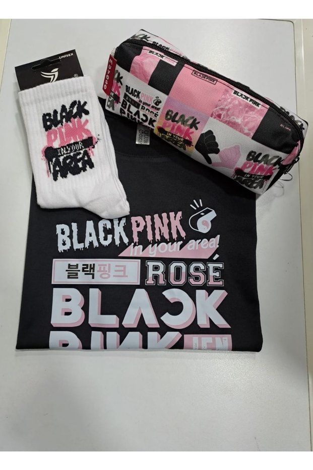 Blackpink T Shirt Pencil Holder Socks