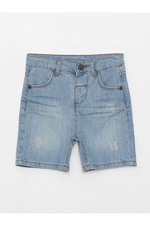 Lcw Baby Basic Erkek Bebek Jean Şort - 1