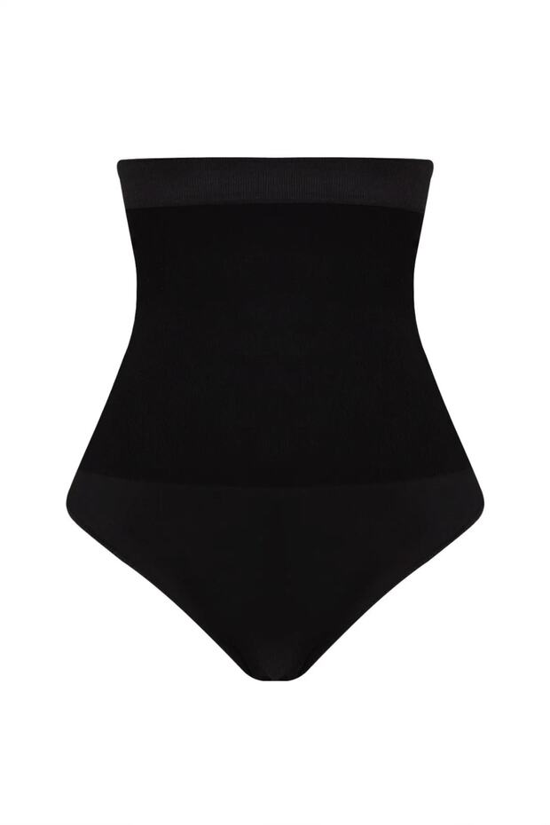 High Waist Shaping Belly Waist Slimming 1 Size Slimming Seamless Silicone Striped Panty Corset