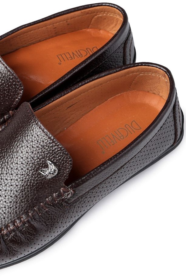 Fruga Hakiki Deri Erkek Günlük Ayakkabı, Loafer Ayakkabı, Hafif Ayakkabı, Deri Loafer Ayakkabı - 4