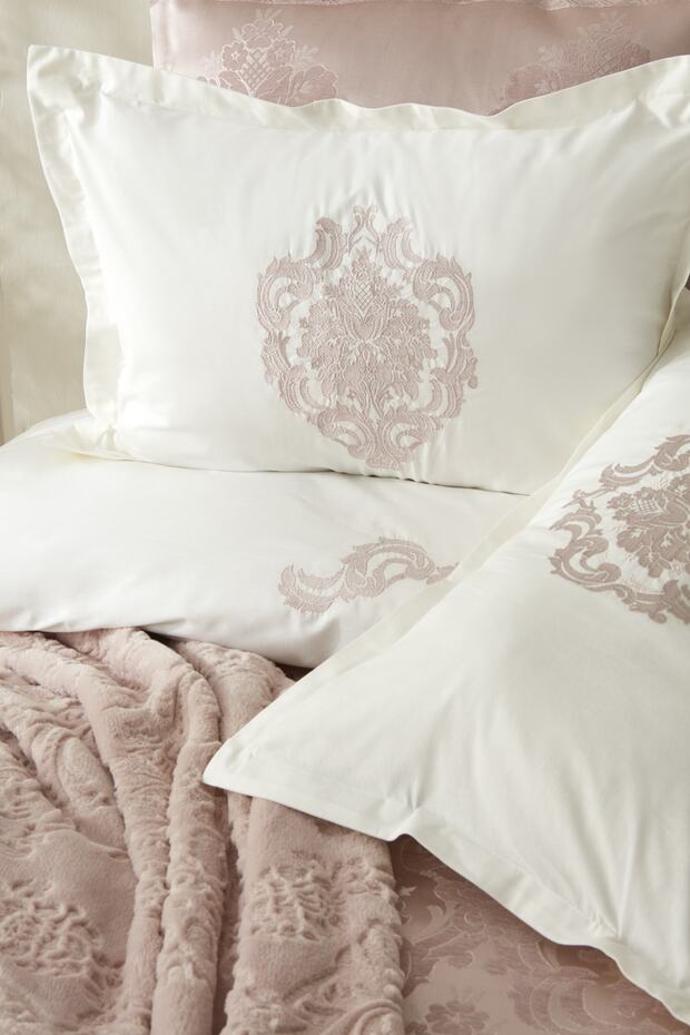 Tugba 8 Parça Private Çeyiz Seti Pudra - 6