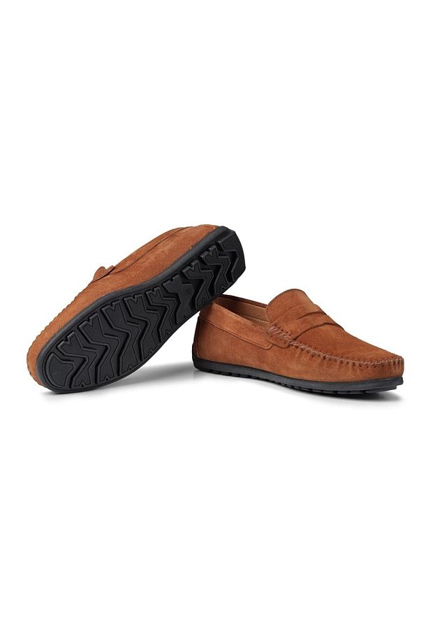 Naran Hakiki Deri Erkek Günlük Ayakkabı, Loafer Ayakkabı, Hafif Ayakkabı, Süet Ayakkabı - 3