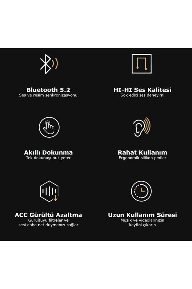 Airmars Xkt03 Kablosuz Kulaklık Siyah - 5