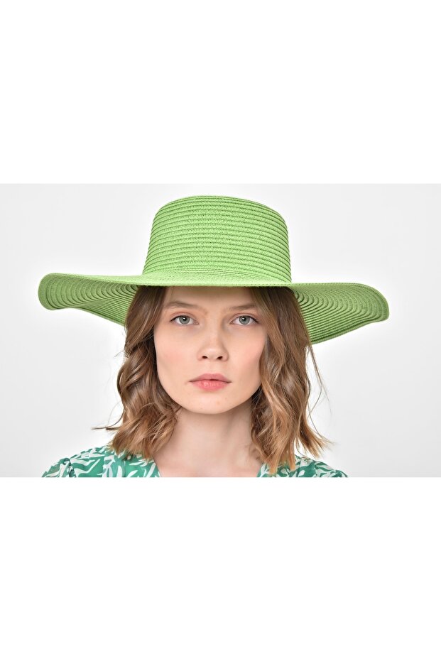 قبعة من القش واسعة - 2