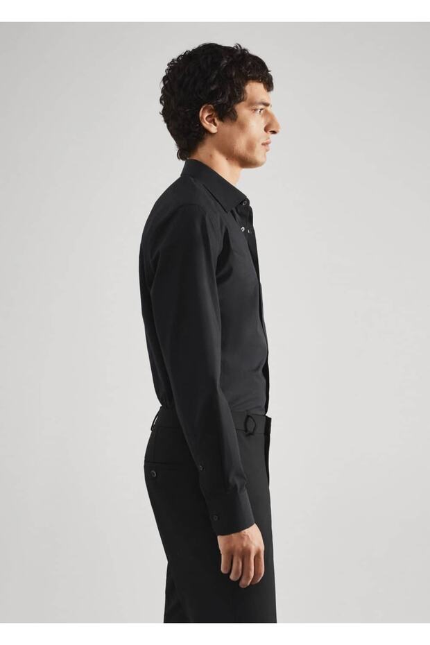 Slim Fit Pamuklu Gömlek - 7