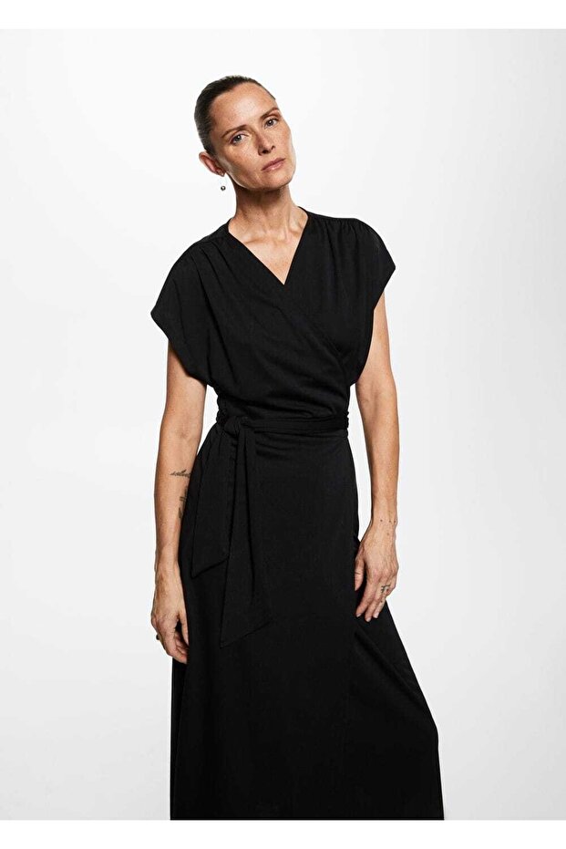 Fiyonklu Anvelop Elbise - 1