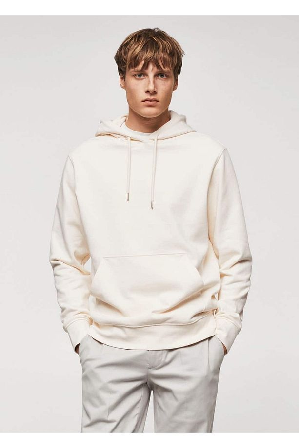 Kapüşonlu Basic Hafif Sweatshirt - 1