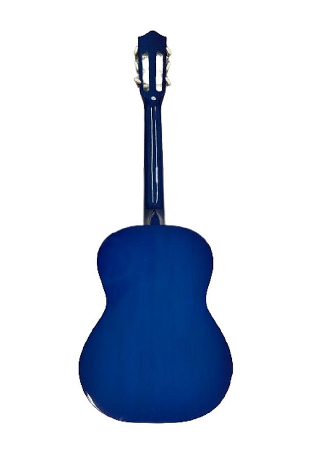 Klasik Gitar Tam Boy 4/4 Düz Mavi Sap Ayarlı Üst Kalite - 2